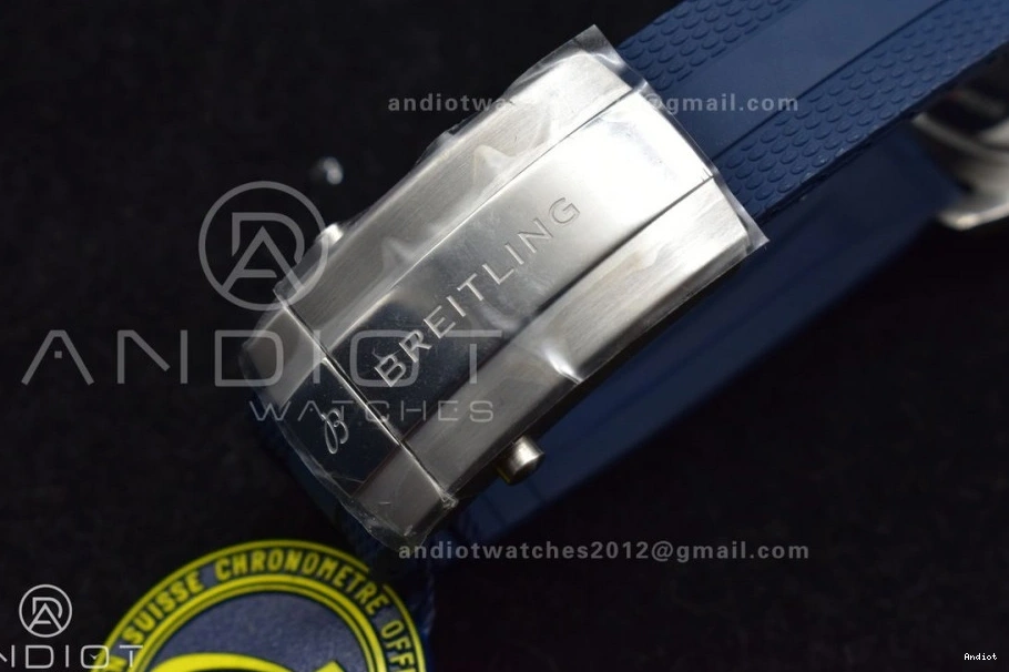 Dial SS Strap Edition SuperOcean Automatic BLSF Blue on Blue 42 A2824 Rubber Best 1:1 0420